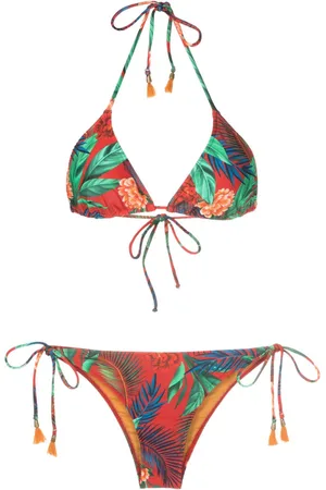 Lygia & Nanny Bikini Maya con stampa botanica