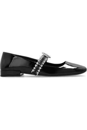VERSACE Ballerine in pelle