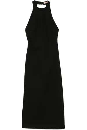 Twin-Set Abito midi con scollo all