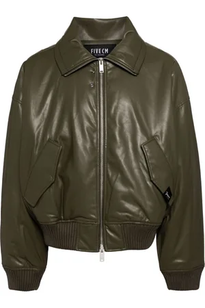 FIVE CM Giacca di pelle con zip