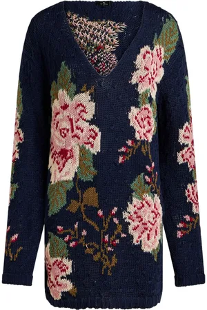 Etro Maglione a fiori jacquard