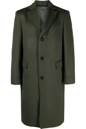 OFFICINE GENERALE Cappotto monopetto Sirius
