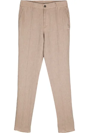 PESERICO SIGN Pantaloni affusolati in lino