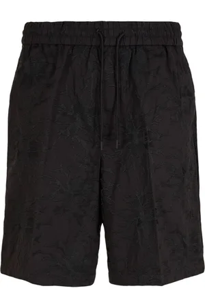 Emporio Armani Bemruda sportivi con ricamo