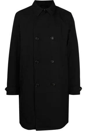Emporio Armani Cappotto monopetto con colletto classico