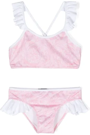 VERSACE Bikini con stampa Barocco