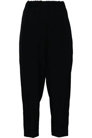 Comme des Garçons Pantaloni crop a vita alta