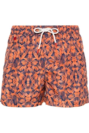 Kiton Costume da bagno con stampa grafica