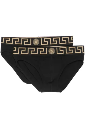 VERSACE Set di 2 boxer con dettaglio Greca