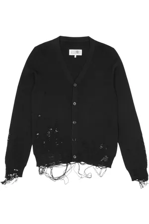 Maison Margiela Cardigan con effetto vissuto