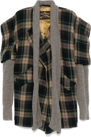 Vivienne Westwood Giacca con motivo tartan anni 