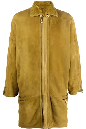 VERSACE Cappotto in shearling anni 