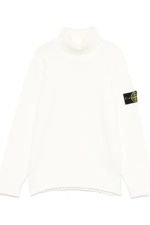 Stone Island Felpa con applicazione Compass