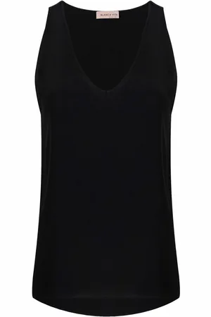 BLANCA Top con scollo a V