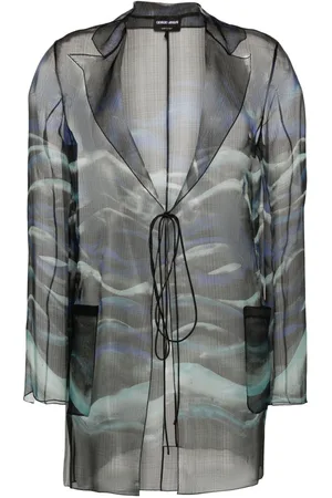 Giorgio Armani Blusa con stampa astratta