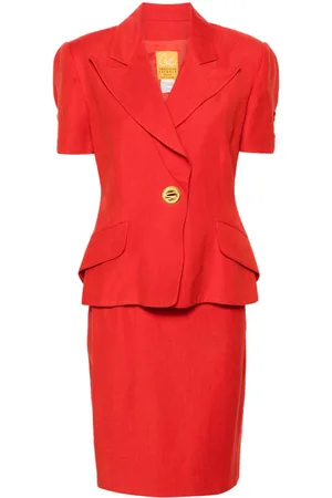 Christian Lacroix Set blazer e gonna monopetto anni 