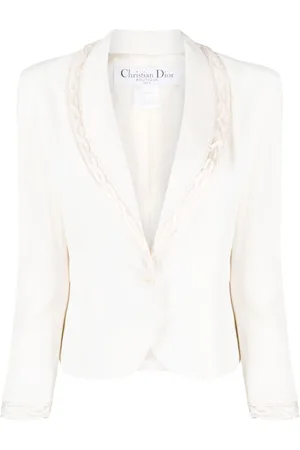 Dior Blazer con revers a scialle anni 