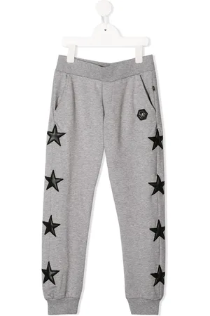Philipp Plein Pantaloni sportivi con applicazioni a stella