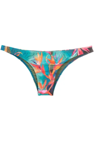 Lygia & Nanny Slip bikini con stampa Poipu