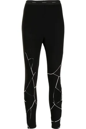YOHJI YAMAMOTO Leggings con stampa