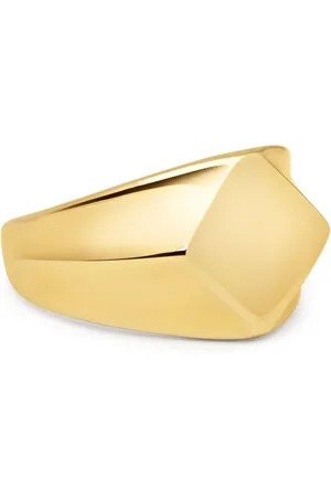 Nialaya Anello a sigillo placcato