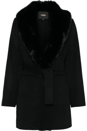 Maje Cappotto midi reversibile