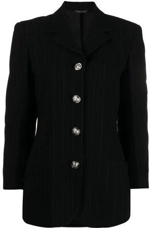 VERSACE Blazer monopetto gessato anni 