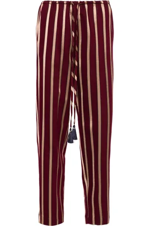 FORTE FORTE Pantaloni affusolati a righe
