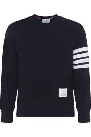 Thom Browne Felpa con dettaglio a righe