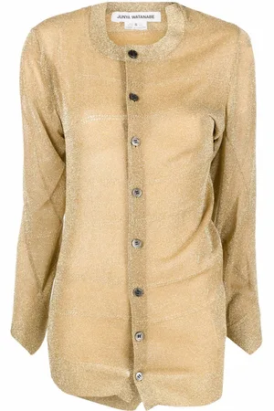 JUNYA WATANABE Cardigan con effetto metallizzato