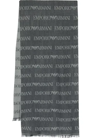 Emporio Armani Sciarpa con motivo monogramma