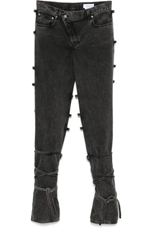 Alexander McQueen Jeans con nodo