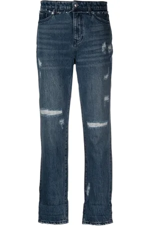 Armani Exchange Jeans J06 crop a vita media