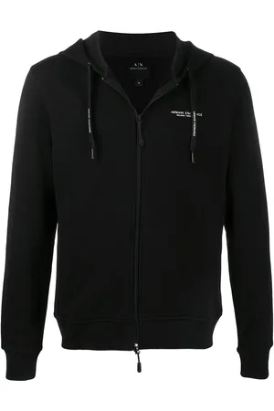 Armani Exchange Felpa con stampa e zip