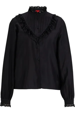 HUGO BOSS Blusa con ruches