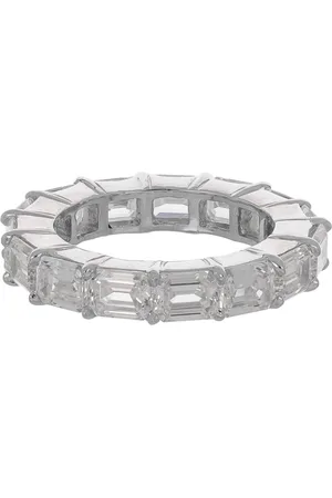 FANTASIA BY DESERIO Anello Eternity in oro 14kt con zirconia cubica