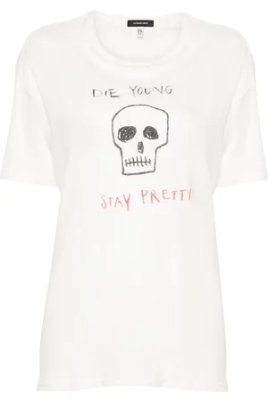 R13 T-shirt con stampa