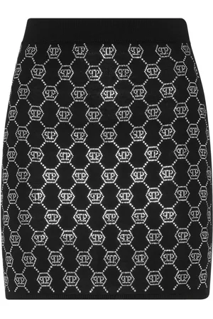 Philipp Plein Gonna con monogramma