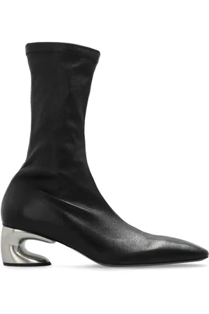 Jil Sander Stivaletti con tacco a contrasto 60mm