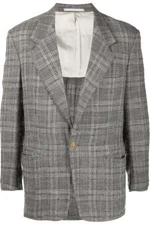 VERSACE Blazer a quadri anni 