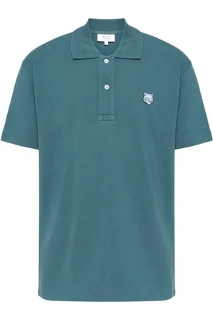 Maison Kitsuné Polo con applicazione Bold Fox Head