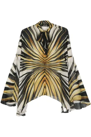 Roberto Cavalli Camicia con stampa astratta