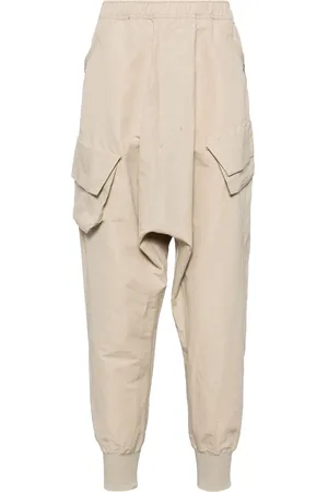 JULIUS Pantaloni con cavallo basso in misto