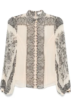ZIMMERMANN Blusa Sunray plissettata