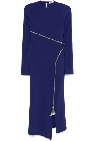 The Attico Abito midi con zip