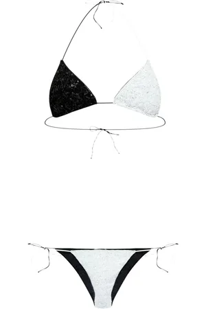 Oseree Bikini a triangolo con paillettes