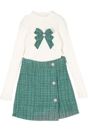 PATACHOU Set gonna in tweed