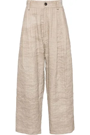 ZIGGY CHEN Pantaloni ampi a righe