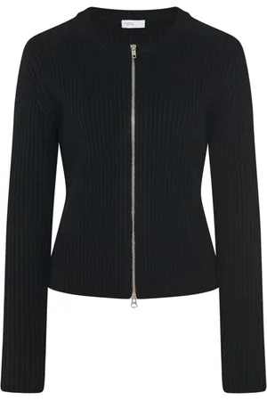 ROSETTA GETTY Cardigan a coste con zip