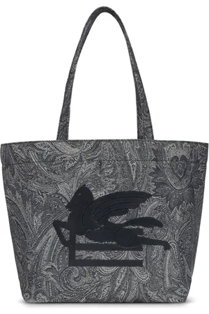 Etro Borsa tote grande con motivo Pegaso paisley-jacquard